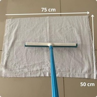 Kit 10 Pano de Chão 100% Algodão - Absorção Premium, Lavável e Durável - 75x50 cm - imagem 2