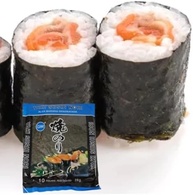Nori Alga Marinha Yaki Sushi GW Premium 10 Folhas 28g Importada - imagem 3