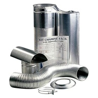 Kit Chaminé Fácil 100x370mm - Acessórios Premium para Aquecedor a Gás - imagem 2