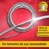 Friso Adesivo Cromado 10m - Toque Premium para Seu Carro e Acabamentos - imagem 3