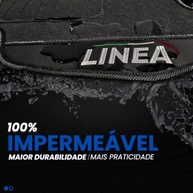 Jogo de Tapetes Automotivos Emborrachados Premium para Fiat Linea (2008-2012) - 3 Peças - imagem 4