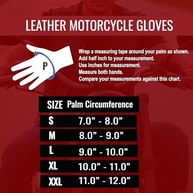 Luvas de Couro Premium para Motociclistas Jackets 4 Bikes - Proteção e Conforto Cruiser Biker Gel Pretas M - imagem 5