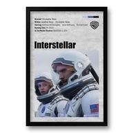 Quadro Filme Interestelar 40x60cm - Impressão Premium com Moldura Ecológica - imagem 1