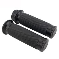 Manoplas de Guidão de Moto em Alumínio Antiderrapante - Premium para 883, Sportster, Dyna e Mais (Preto) - imagem 5