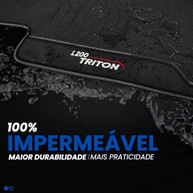 Jogo de Tapetes Emborrachados L200 Triton 2018-2021: Proteção Premium e Estilo - imagem 4