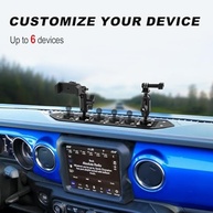 Suporte de Painel Premium para Jeep Wrangler JL & Gladiator JT: Organize seu Cockpit com Estilo! - imagem 4