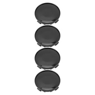 Tampas Centrais de Roda Premium 4pcs - Preto Brilhante | Modifique Seu Carro com Estilo e Proteção - imagem 4