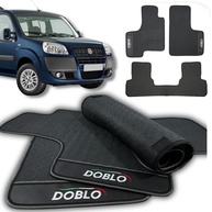 Jogo de Tapetes Automotivos Emborrachados para Fiat Doblo (2008-2021) - 3 Peças Premium - imagem 1