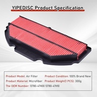 Filtro de Ar Premium Suzuki GSXR 1000 / GSXS 1000 (2009-2024) - Peça 13780-47H00 - imagem 3