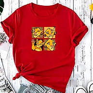 Camiseta Feminina Leão 100% Algodão Premium - imagem 1