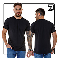 Camisetas Básicas Masculinas: Kit 3 Algodão Premium - imagem 2
