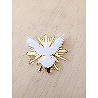 Apliques Pomba Divino Espírito Santo em Acrílico Premium - imagem 3