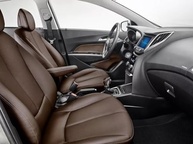 Capas de Couro Automotivo Premium para Hyundai HB20, HB20S e HB20X (Cinza) - Proteção e Estilo - imagem 4