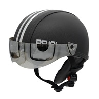 Capacete Coquinho BR 101 Premium com Viseira Silver: Estilo e Segurança para sua Scooter Elétrica, Bike e Skate - imagem 1