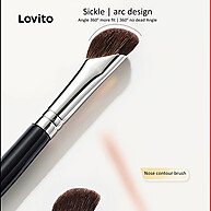 Pincel de Sombra Lovito: Cabelo de Cavalo Premium - imagem 2