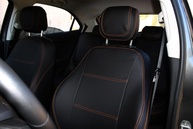 Capa de Banco de Couro Premium Sob Medida Chevrolet Onix e Novo Prisma - Preta Completa - imagem 1