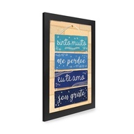 Quadro Decorativo 30x42cm Hoponopono | Design Moderno com Moldura Premium - imagem 5