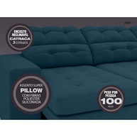 Sofá Retrátil e Reclinável Royal 2,30m: Conforto Premium - imagem 2