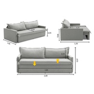 Sofá Retrátil e Reclinável 2m: Conforto Premium! - imagem 2