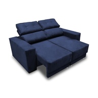 Sofá Retrátil e Reclinável Azul: Conforto Premium - imagem 2