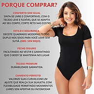Body Decote Quadrado Bori: Conforto Premium ✨ - imagem 1