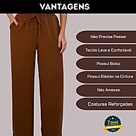 Pantalona Duna: Elegância e Conforto Premium ✨ - imagem 1