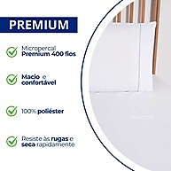 Lençol Casal 400 Fios: Conforto Premium ✨ - imagem 1