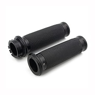 Manoplas de Guidão de Moto em Alumínio Antiderrapante - Premium para 883, Sportster, Dyna e Mais (Preto) - imagem 2