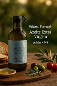 Azeite de Oliva Extra Virgem Premium Arribas do Douro Galao 3litros - Portugues, Extraido a frio, Perfil Gourmet, Versatil e rico em sabor autentico - imagem 3