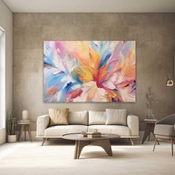 Quadros Decorativos Abstratos 40x60 - Tecido Premium para Quarto e Sala - imagem 3