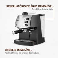 Máquina de Café Expresso Mondial C-08: 15 Bar e Design Premium - imagem 2