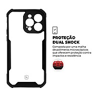 Capa Dual Shock X iPhone 14 Pro: Proteção Extra e Design Premium - imagem 2