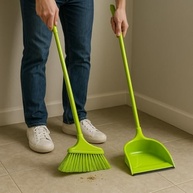 Kit Vassoura & Pá Premium 70 cm – Cerdas Firmes, Limpeza Profissional e Design Moderno - imagem 3