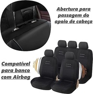 Capa de Banco Automotivo Universal Tecido Premium para Uno Mille (1985-2013) - Proteção e Estilo - imagem 4
