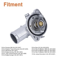Conjunto de Caixa de Termostato em Alumínio - Substituição Premium para Dodge, Chrysler, VW e Mais - imagem 4
