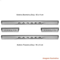 Jogo Soleira Porta Adesivo Resinada Ford Ranger 2013-2020: Proteção e Estilo Premium - imagem 3
