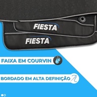 Jogo de Tapetes Emborrachados Premium para New Fiesta 2016-2024: Proteção e Estilo! - imagem 4