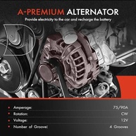 Alternador A-Premium 75/90A para Mitsubishi Eclipse, Galant, Expo, Eagle Summit e Talon (1995-1999) - imagem 3