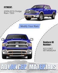Ganchos de Reboque Frontais Dodge Ram 1500 (2009-2019 Clássico) - Reforço e Segurança Premium - imagem 3