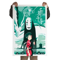 Pôster Autoadesivo Anime A Viagem de Chihiro 60x90cm - Studio Ghibli, Decoração Premium para Fãs - imagem 1