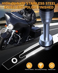 Acabamento Asa de Morcego Cromado Inox para Harley Davidson 1996-2013 | Visual Premium - imagem 3