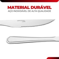 Jogo de Facas Churrasco: 12 Peças Inox Premium - imagem 2