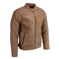 Jaqueta Masculina Couro Café Racer Milwaukee SFM1835 - Estilo e Durabilidade Premium - imagem 1