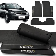 Jogo de Tapetes Automotivos Emborrachados Premium para Corsa e Montana (2002-2012) - 3 Peças - imagem 2