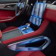 Proteção Premium para Tela GPS Jaguar F-PACE 2021-2024: Película TPU Antiarranhões LAVIYE - imagem 1