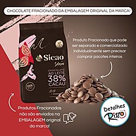 Sicao Seleção 38%: Gotas de Chocolate ao Leite Premium - imagem 2