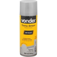 Tinta Spray Metálico Prata 350ml - Acabamento Premium para Projetos Criativos - imagem 1