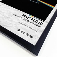 Quadro Spotify The Dark Side of the Moon - Arte Musical em Vinil Premium 33x43cm - imagem 4