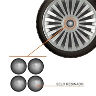 Jogo de Calotas Europa Premium Aro 13 para Citroën C3, C4, Aircross, C5, Xsara, Berlingo + Selo Resinado - imagem 3
