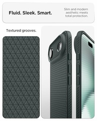 Capa Spigen Liquid Air para iPhone 17 Air - Verde Abismo: Proteção Premium e Estilo - imagem 4